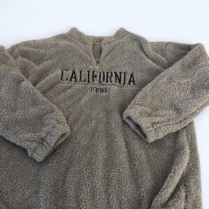 Cozy Gray Fleece Pullover